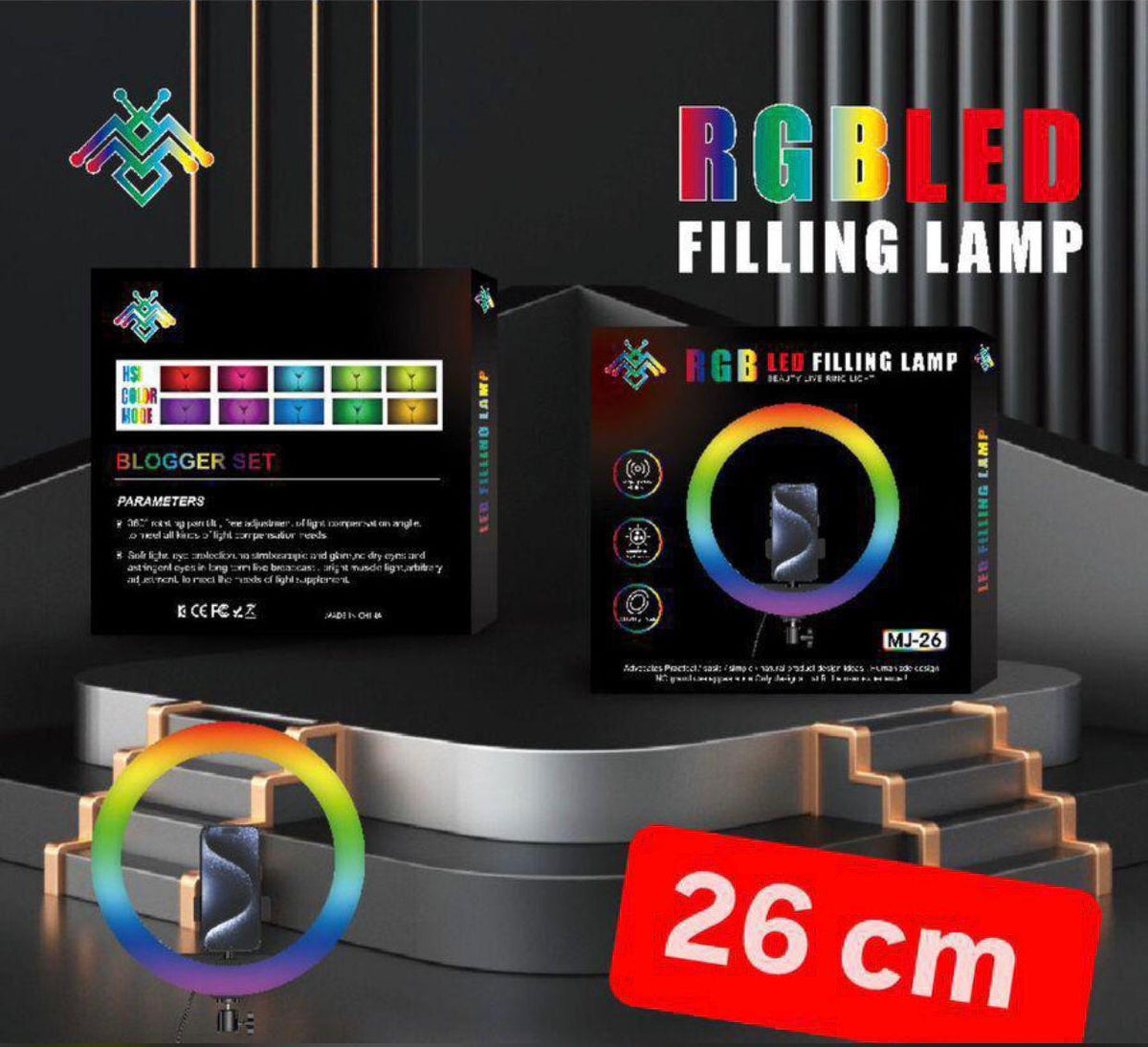 RGB LED Soft Ring Light