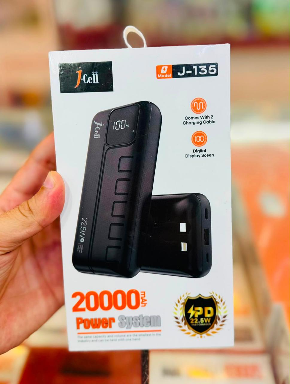 J-Cell 20000mAh Power Bank
